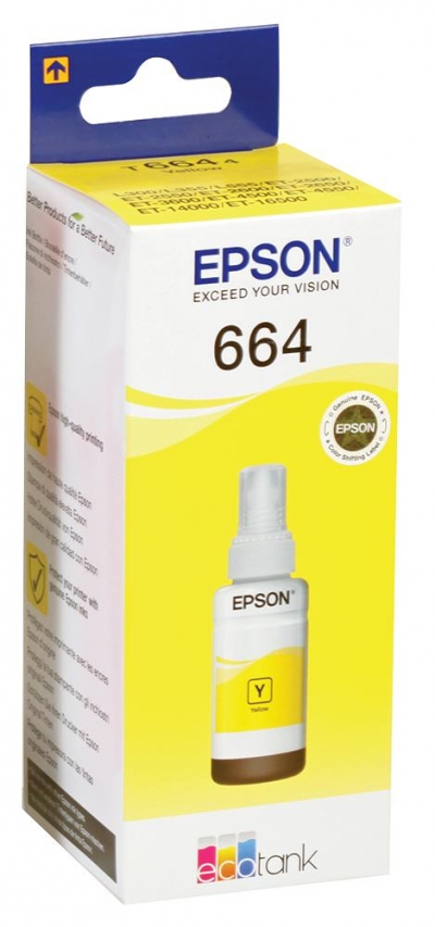 Tusz Epson EcoTank 664 Żółty