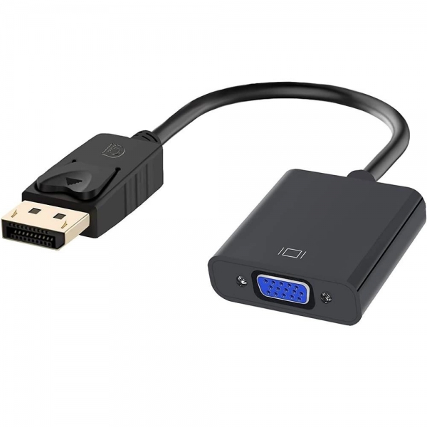 Przejściówka Adapter VGA-Displayport gniazdo / wtyk 0,5 M