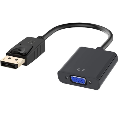 Przejściówka Adapter VGA-Displayport gniazdo / wtyk 0,5 M