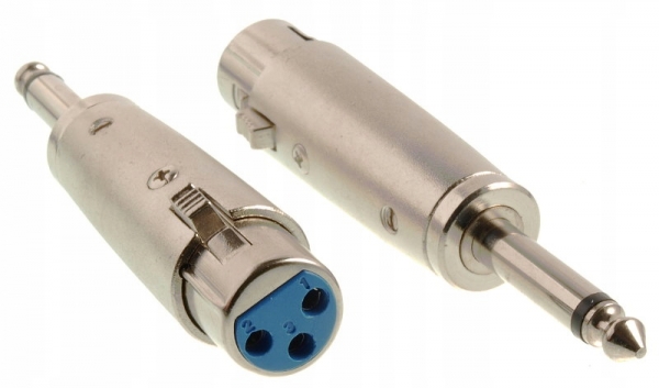 Przejściówka XLR Canon-Jack 6.3mm