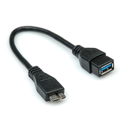 Kabel USB A-USB micro USB B gniazdo / wtyk 1 M