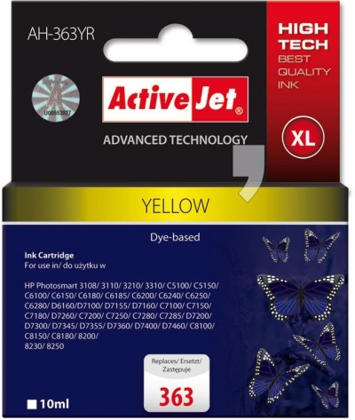 Tusz ActiveJet 363 Yellow