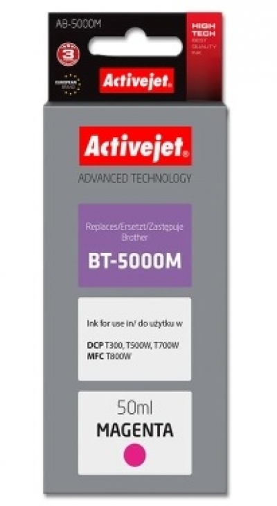 Tusz Activejet Brother AB-5000M Magenta