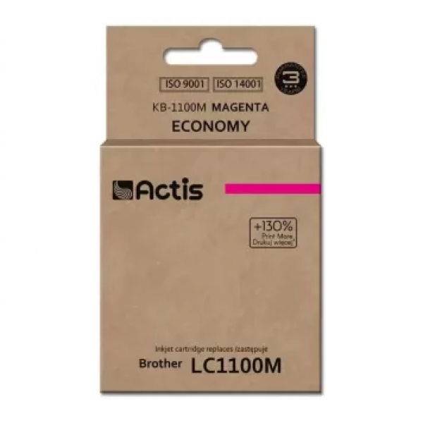 Tusz Actis BROTHER LC1100M Magenta